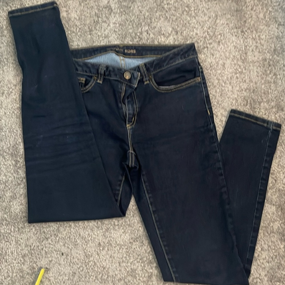 Michael Kors Izzy Skinny mid rise stretch jeans